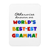 Verder bekend als Best-est Gramma Gifts Magneet (Verticaal)