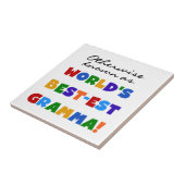 Verder bekend als Best-est Gramma Gifts Tegeltje (Zijkant)