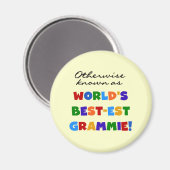 Verder bekend als Best-est Grammie Gifts Magneet (Voorkant / Achterkant)