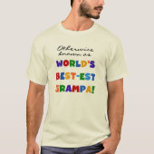 Verder bekend als Best-est Grampa Tshirts (Voorkant)