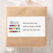 Verder bekend als Best-est Grampa Tshirts Etiket (Insitu)