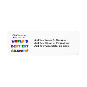 Verder bekend als Best-est Grampa Tshirts Etiket