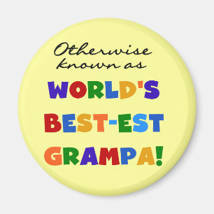 Verder bekend als Best-est Grampa Tshirts Magneet