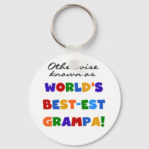 Verder bekend als Best-est Grampa Tshirts Sleutelhanger