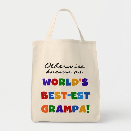 Verder bekend als Best-est Grampa Tshirts Tote Bag (Voorkant)