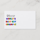 Verder bekend als Best-est Grampa Tshirts Visitekaartje (Achterkant)