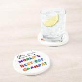 Verder bekend als Best-est Grampa Tshirts Zandsteen Onderzetter (Zijkant)