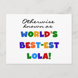 Verder bekend als Best-est Lola Gifts Briefkaart