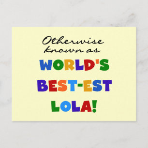 Verder bekend als Best-est Lola Gifts Briefkaart