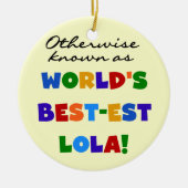 Verder bekend als Best-est Lola Gifts Keramisch Ornament (Voorkant)
