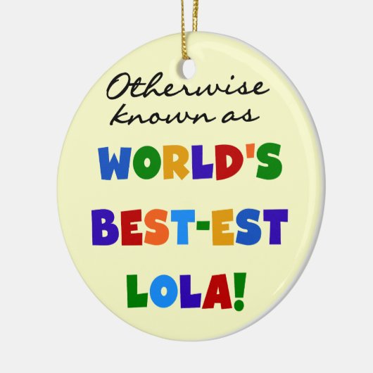 Verder bekend als Best-est Lola Gifts Keramisch Ornament (Links)