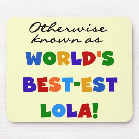 Verder bekend als Best-est Lola Gifts Muismat (Voorkant)