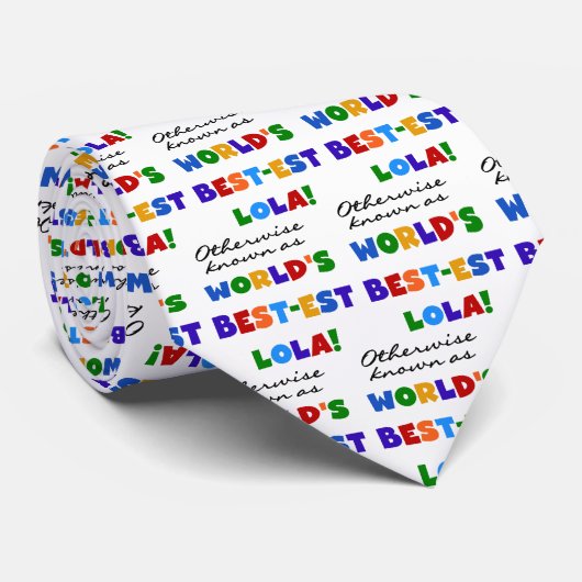 Verder bekend als Best-est Lola Gifts Stropdas (Opgerold)