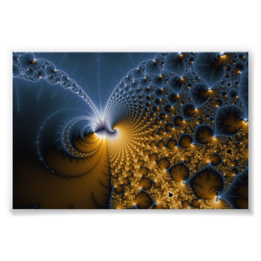 Verder - fractale kunst foto afdruk (Voorkant)