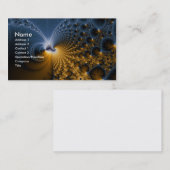 Verder - fractale kunst visitekaartje (Voorkant / Achterkant)