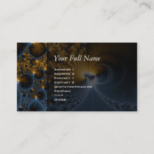 Verder - fractale kunst visitekaartje