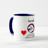 Verder gepersonaliseerde Corporate Coffee Mok (Voorkant links)