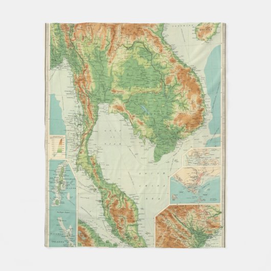 Verder India Fleece Deken (Voorkant)