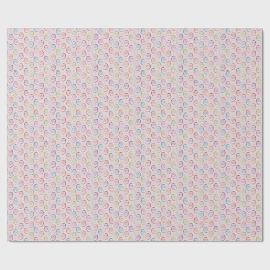 Verder kerst wit cadeaupapier (Vlak)