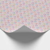 Verder kerst wit cadeaupapier (Hoek)