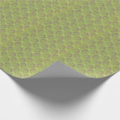 Verder kerstgroen cadeaupapier (Hoek)