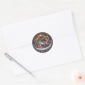 Verder komen met een boek ronde sticker (Envelop)