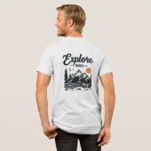 Verder Ontdekken Wandelen Tri-Blend Shirt (Voorkant)