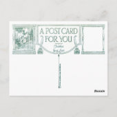 "VERDER UW NEST" VROEGTIJDIG ROBINS IN ROZEN BRIEFKAART (Achterkant)