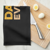 Verdere dag | De beste pasgeboren hondenvader ooit Theedoek (Quarter Fold)