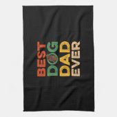 Verdere dag | De beste pasgeboren hondenvader ooit Theedoek (Verticaal)