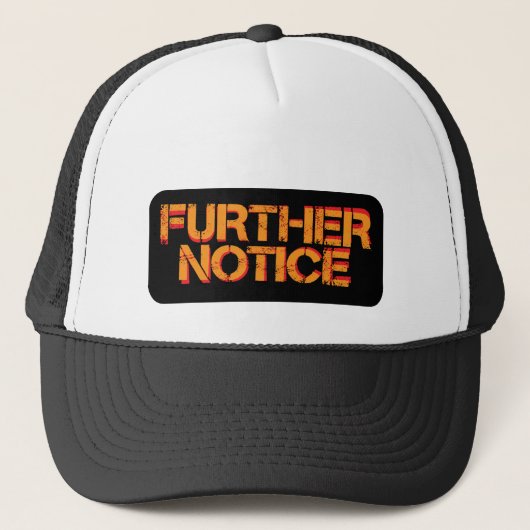 Verdere kennisgeving Zwart BG Trucker Pet (Voorkant)