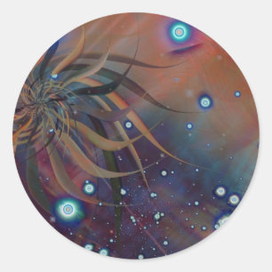 verderfelijke opname ronde sticker