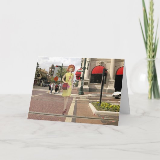 Verdi bij Hoofdstraat die, Houston, Texas kruisen Kaart (Voorkant)