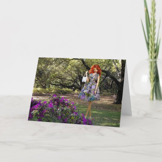 Verdi - Bloemen bij de Dierentuin Kaart (Voorkant)