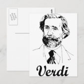 Verdi Briefkaart (Voorkant / Achterkant)