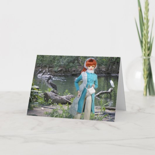 Verdi - de Vogels van de Dierentuin van Houston Kaart (Voorkant)