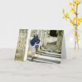 Verdi, Gesneden Pilasters in Chichen Itza, Mexico Kaart (Gele Bloem)