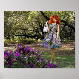 Verdi & Houston Zoo Florals Poster