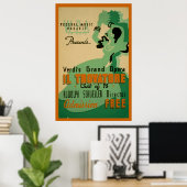 Verdi Il Trovatore  1937 het Poster van WPA (Thuiskantoor)