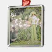 Verdi in de Houston Zoo Metalen Ornament (Links)