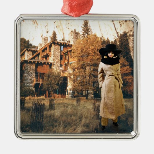 Verdi in het Ahwahnee-hotel, Yosemite Metalen Ornament (Voorkant)