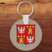 Verdi Italiaanse achternaam Historisch Schild Sleutelhanger (Voorkant)