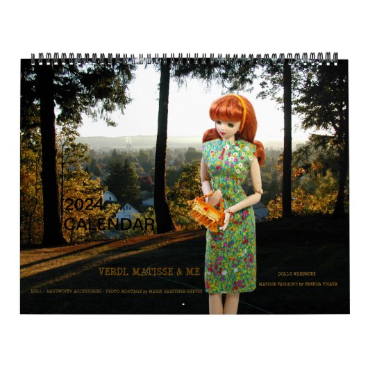Verdi, Matisse en ik, kalender 2024 (Hoes)
