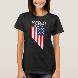 Verdi Nevada Verenigde Staten T-shirt
