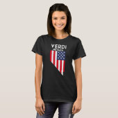 Verdi Nevada Verenigde Staten T-shirt (Voorkant volledig)