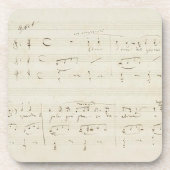 Verdi Opera Music Manuscript Excerpt Onderzetter (Voorkant)