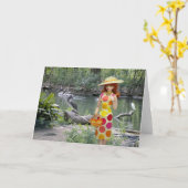 Verdi, Pelikanen bij de Dierentuin van Houston Kaart (Gele Bloem)