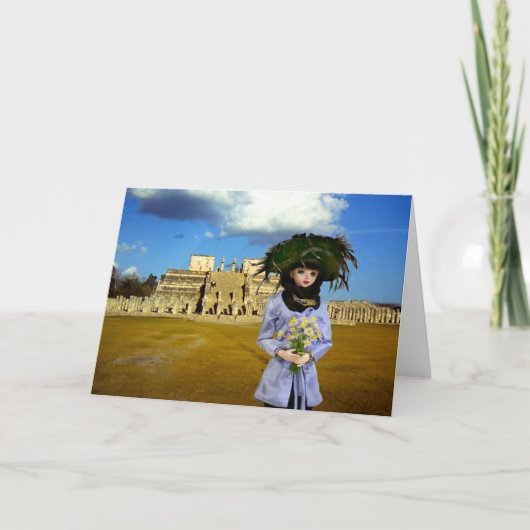 Verdi, Tempel van de Strijders, Chichen Itza Kaart (Voorkant)