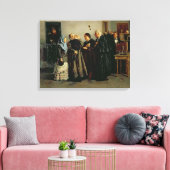 Verdict, 'Not Guilty', 1882 Canvas Afdruk (Insitu (Woonkamer))