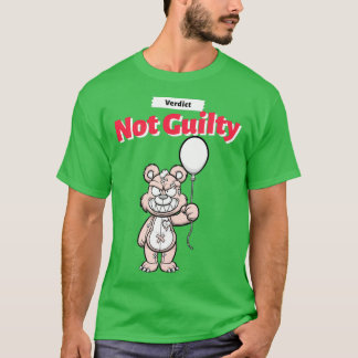 Verdict not Guilty Strafverdediging Funny Lawyer S T-shirt